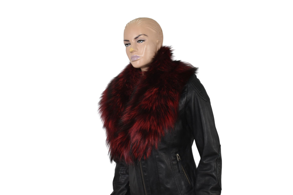 Fox Fur Collar,Natural Fur collar, Neck Wrap, Fur Scarf. Fur Wrap, Handmade Fur Collar