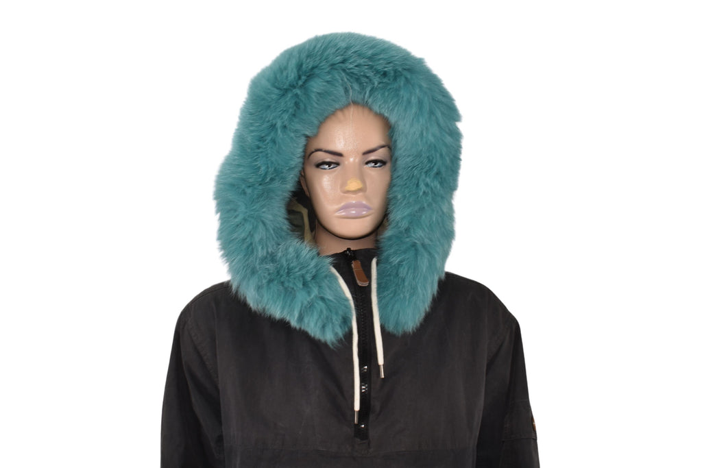 Fur Hood Trim | Fox Fur Stripe For Hood | Detachable Fur trim Hood | Fur Collar