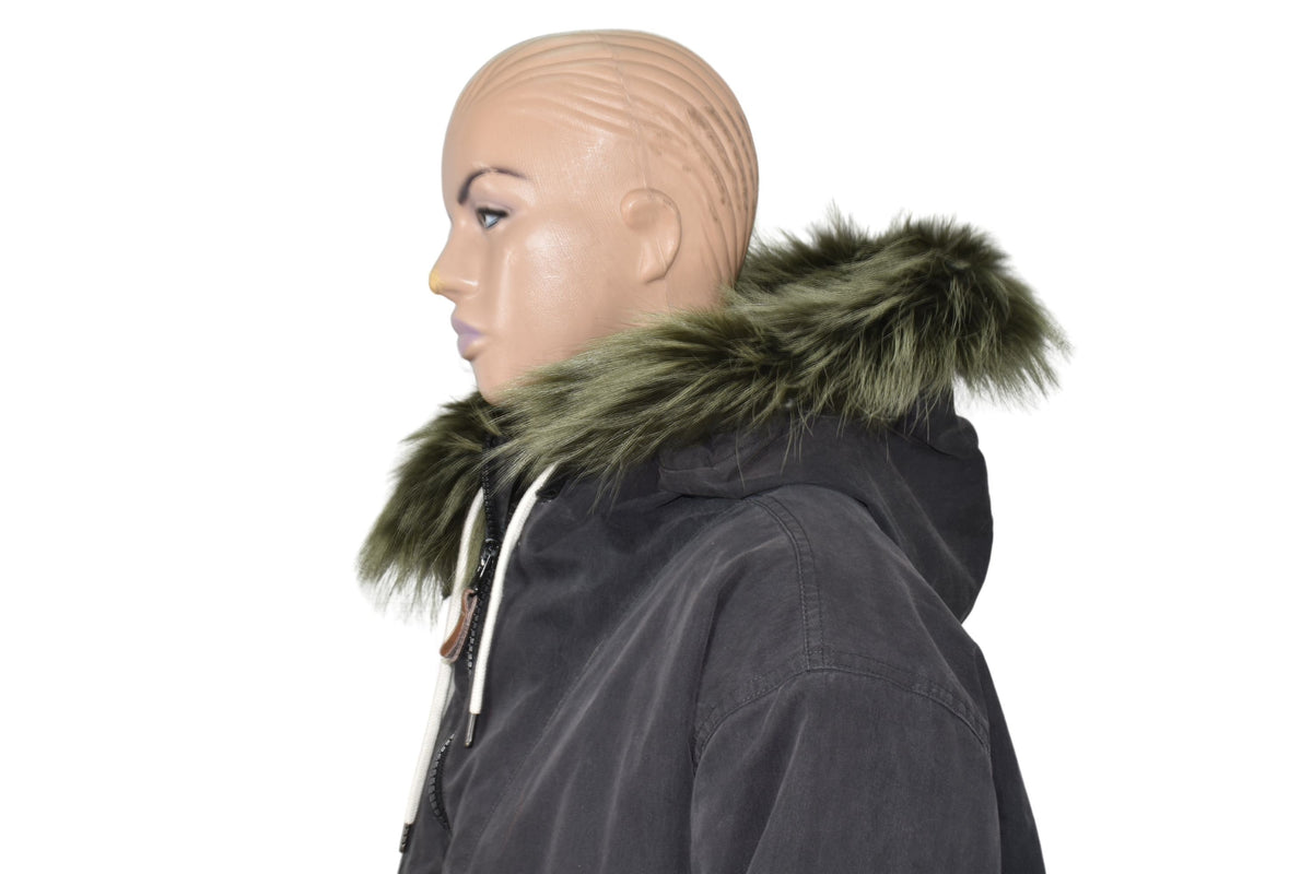 Fur Trim For Hood | Natural Fox Fur Stripe For Hood | Detachable Fur trim Hood | Fur Collar