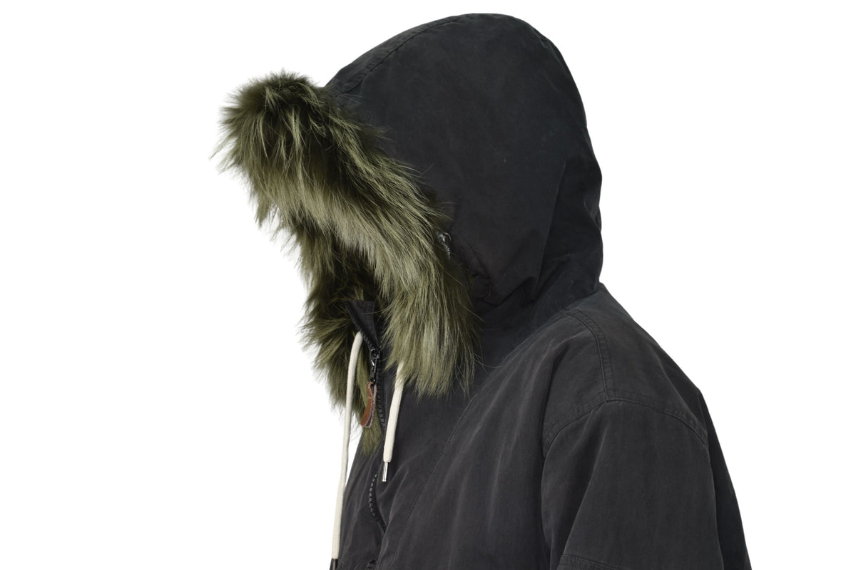 Fur Trim For Hood | Natural Fox Fur Stripe For Hood | Detachable Fur trim Hood | Fur Collar