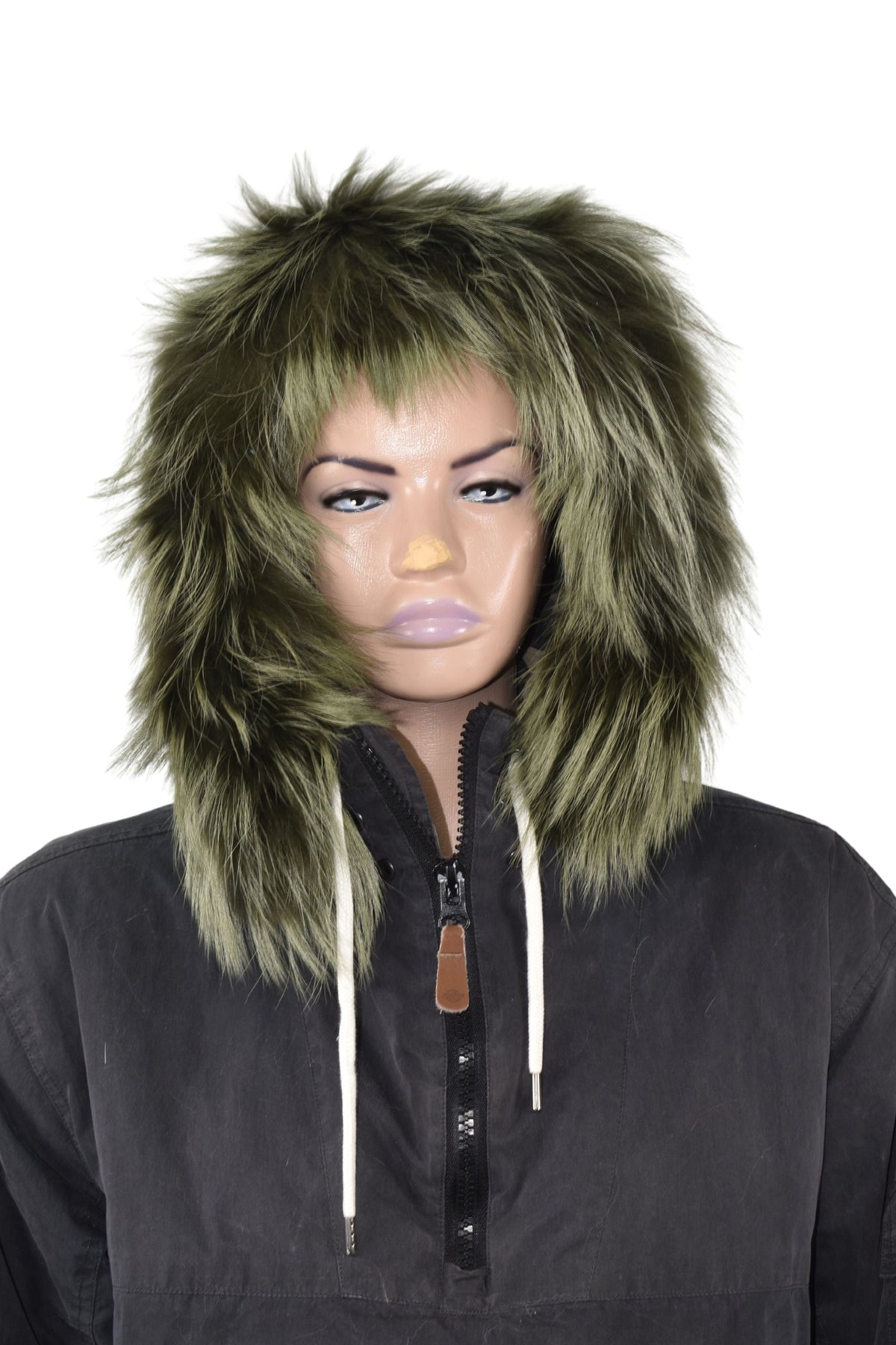 Fur Trim For Hood | Natural Fox Fur Stripe For Hood | Detachable Fur trim Hood | Fur Collar