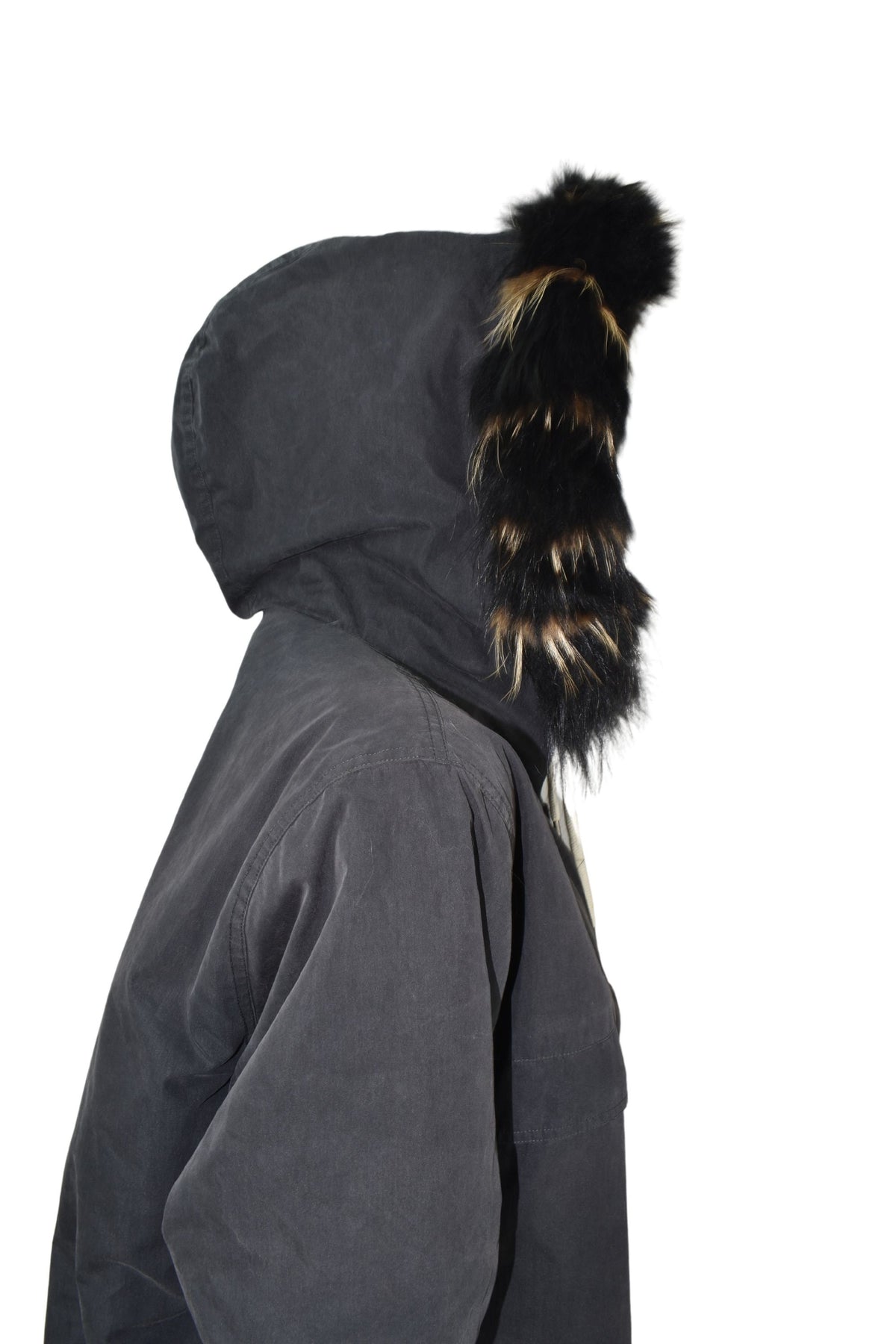 Natural fur trim For Hood | Natural Fox Fur Stripe For Hood | Detachable Fur trim Hood | Fur Collar