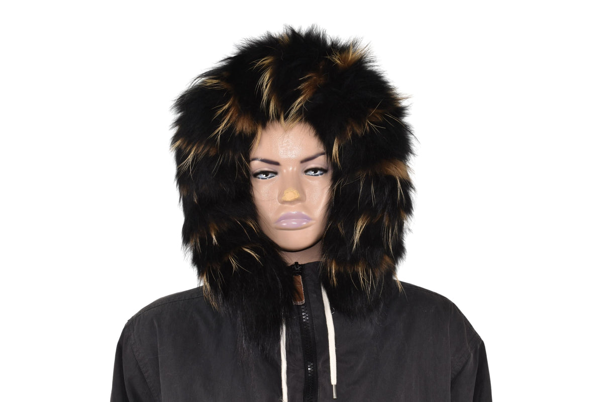 Natural fur trim For Hood | Natural Fox Fur Stripe For Hood | Detachable Fur trim Hood | Fur Collar