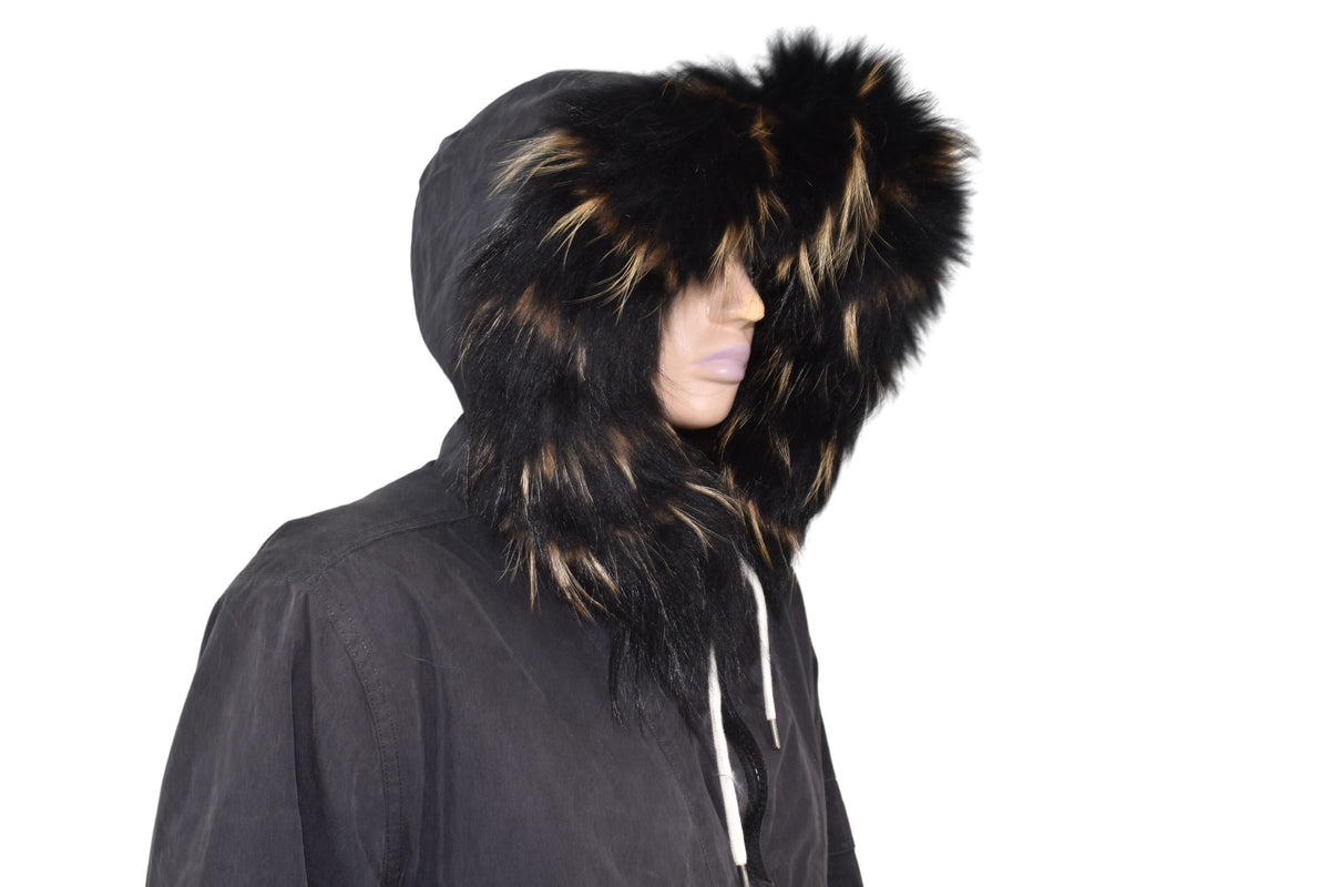 Natural fur trim For Hood | Natural Fox Fur Stripe For Hood | Detachable Fur trim Hood | Fur Collar