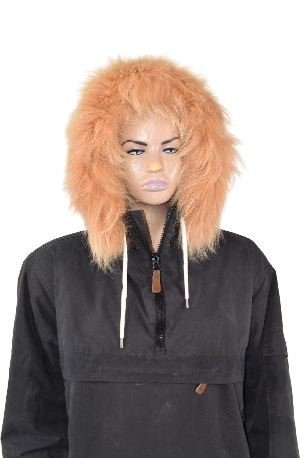 Fox Fur  trim For Hood | Natural Fox Fur Stripe For Hood | Detachable Fur trim Hood | Fur Collar