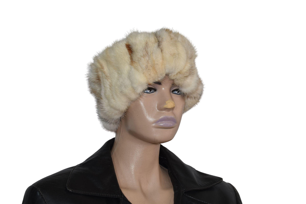 Mink Fur Turban Headband: Women's Winter Ear Warmer