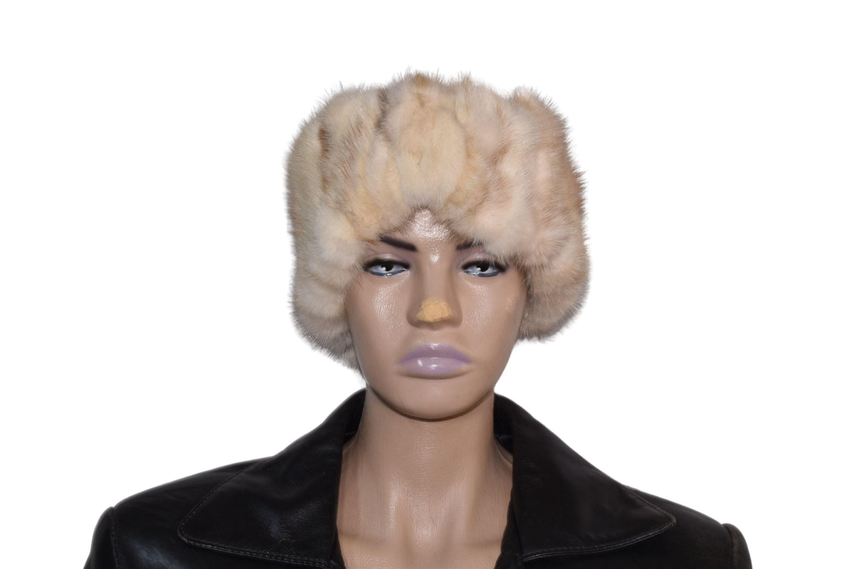 Mink Fur Turban Headband: Women's Winter Ear Warmer
