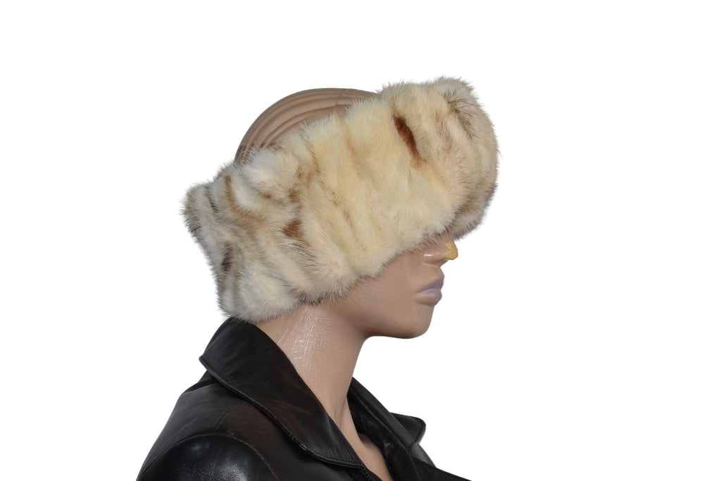 Mink Fur Turban Headband: Women's Winter Ear Warmer