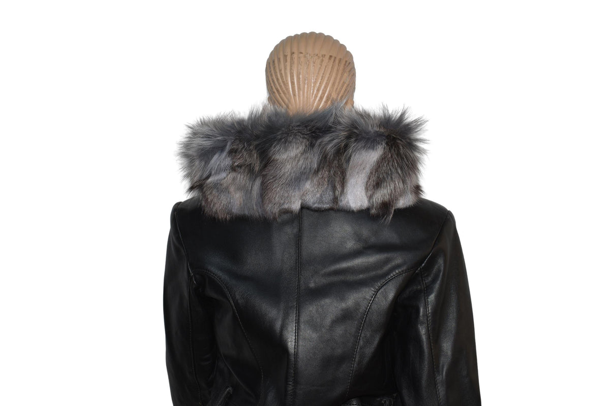 Handmade Fox Fur Snood: Luxury Neck Warmer Collar