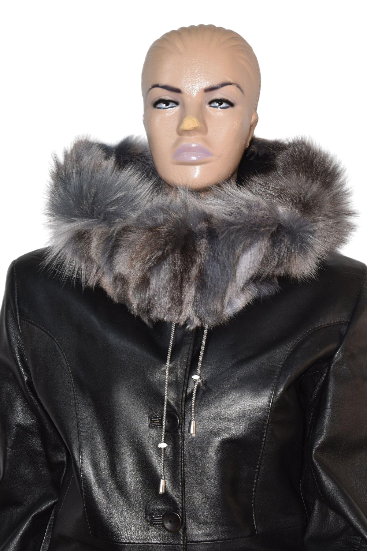 Handmade Fox Fur Snood: Luxury Neck Warmer Collar