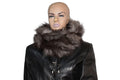 Handmade Fox Fur Neck Warmer: Luxury Fur Snood Collar