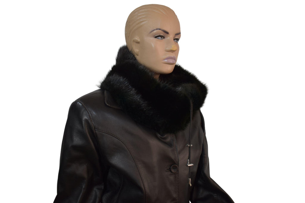 Handmade Fur Neck Warmer: Natural Fur Snood, Luxury Collar