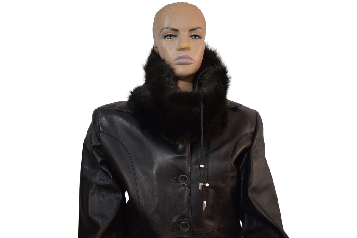 Handmade Fur Neck Warmer: Natural Fur Snood, Luxury Collar