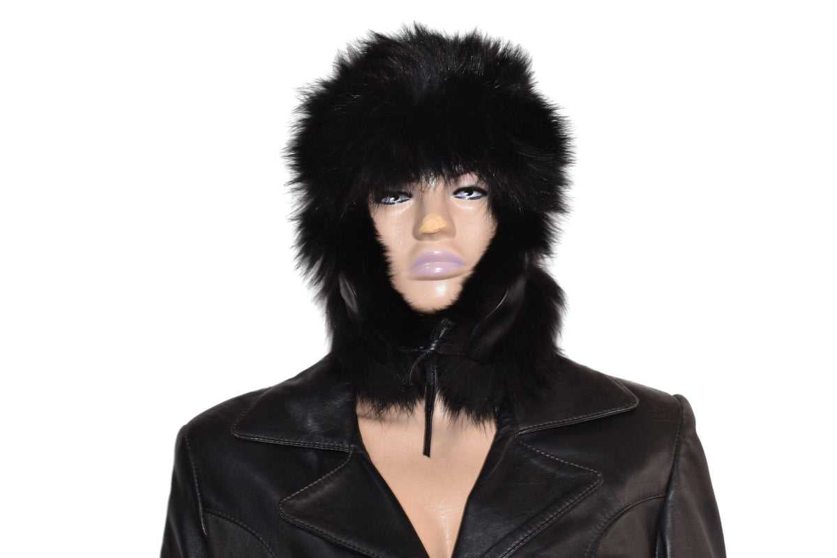 Fur Hat | Ushanka Russian Hat | Aviator Fur Hat | Fox Fur Trapper Hat  | Men Fur Hat | Silver Fox Hat | Natural Fox Fur Hat | Gift For Her