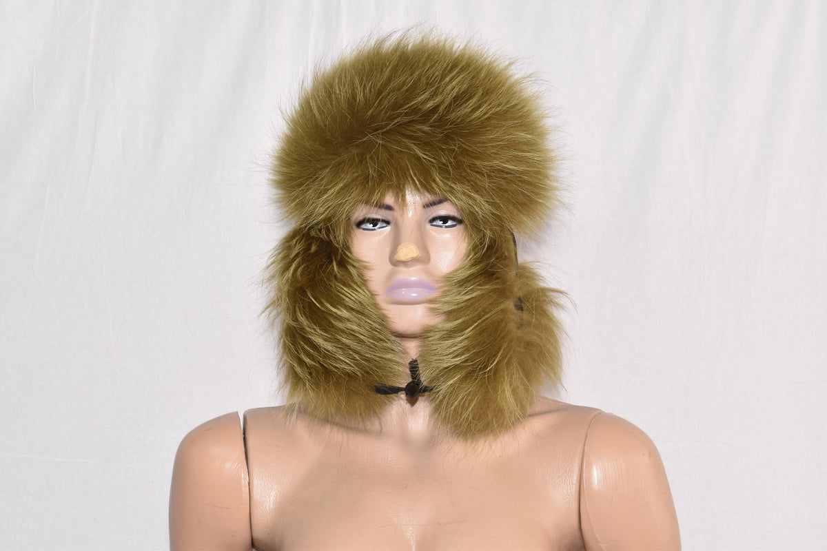 Fur Hat | Ushanka Russian Hat | Aviator Fur Hat | Fox Fur Trapper Hat  | Men Fur Hat | Silver Fox Hat | Natural Fox Fur Hat | Gift For Her