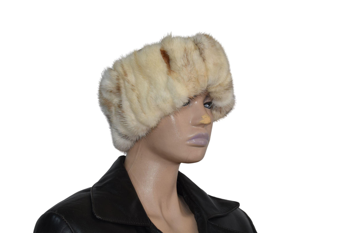 Mink Fur Turban Headband: Women's Winter Ear Warmer
