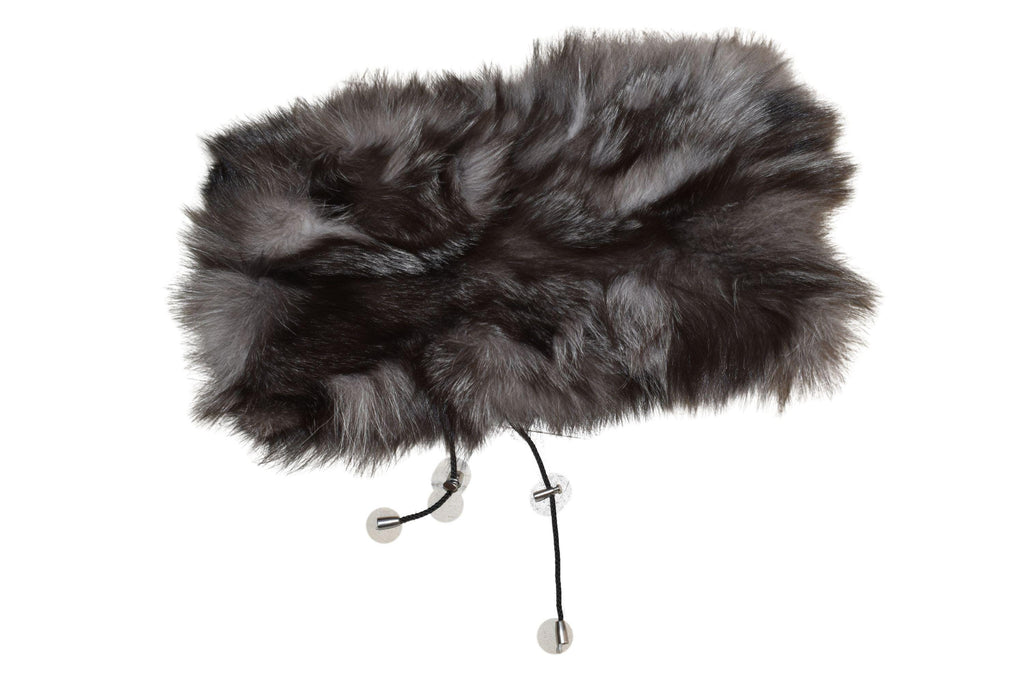 Handmade Fox Fur Neck Warmer: Luxury Fur Snood Collar