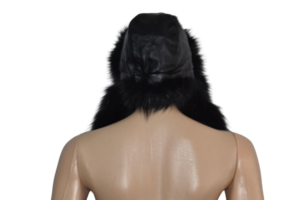 Fur Hat | Ushanka Russian Hat | Aviator Fur Hat | Fox Fur Trapper Hat  | Men Fur Hat | Silver Fox Hat | Natural Fox Fur Hat | Gift For Her