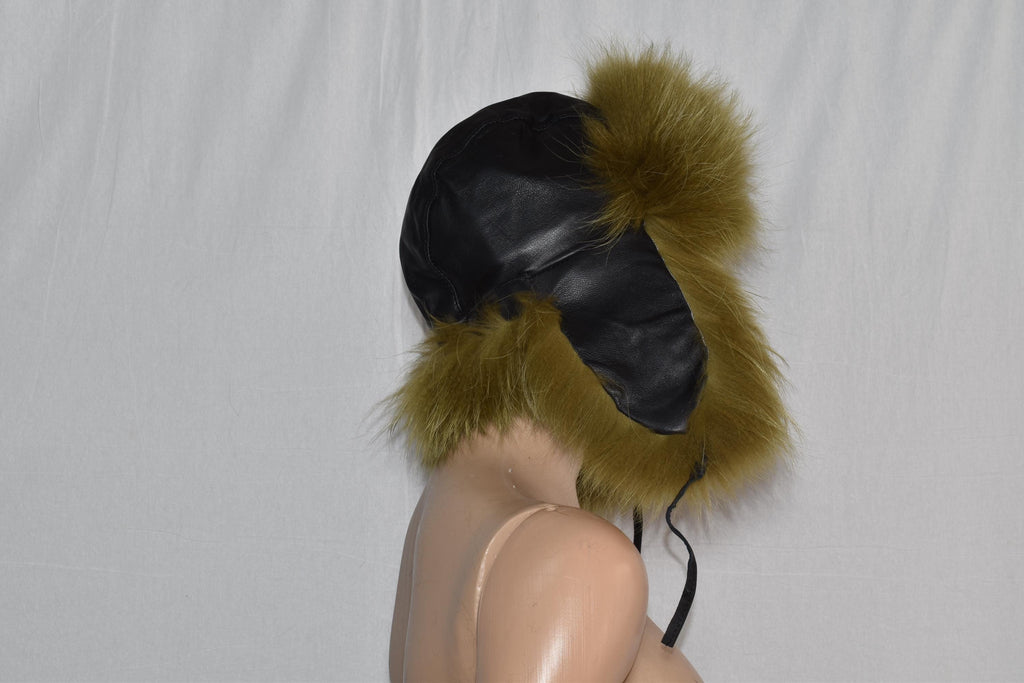 Fur Hat | Ushanka Russian Hat | Aviator Fur Hat | Fox Fur Trapper Hat  | Men Fur Hat | Silver Fox Hat | Natural Fox Fur Hat | Gift For Her