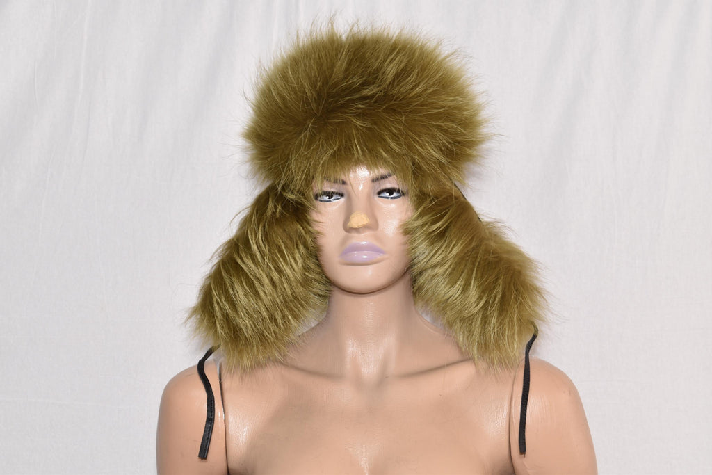 Fur Hat | Ushanka Russian Hat | Aviator Fur Hat | Fox Fur Trapper Hat  | Men Fur Hat | Silver Fox Hat | Natural Fox Fur Hat | Gift For Her