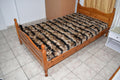 Luxury Rex Rabbit Fur Blanket: Warm Beige Brown Throw