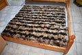 Rex Rabbit Fur Blanket: Soft Velvet Lining, Warm Winter Throw