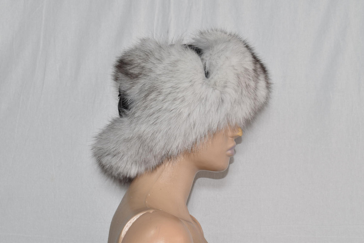Fur Hat | Fox Fur Trapper Hat | Ushanka Fur Hat |   | Men Fur Hat | White Fox Hat | Natural Fox Fur Hat | Gift For Her