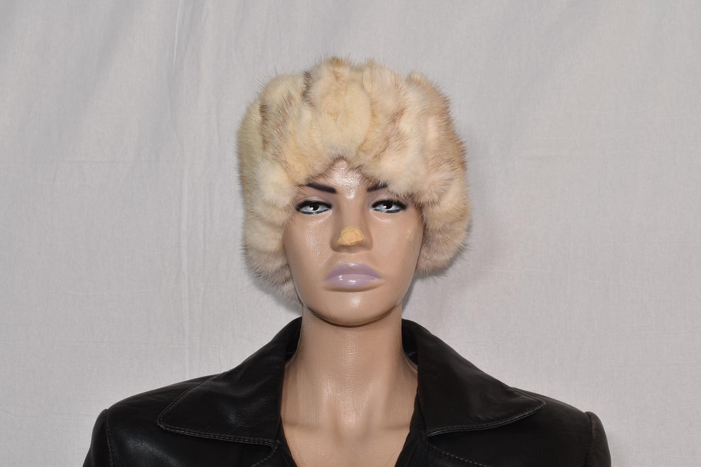 Mink Fur Turban Headband: Women's Winter Ear Warmer