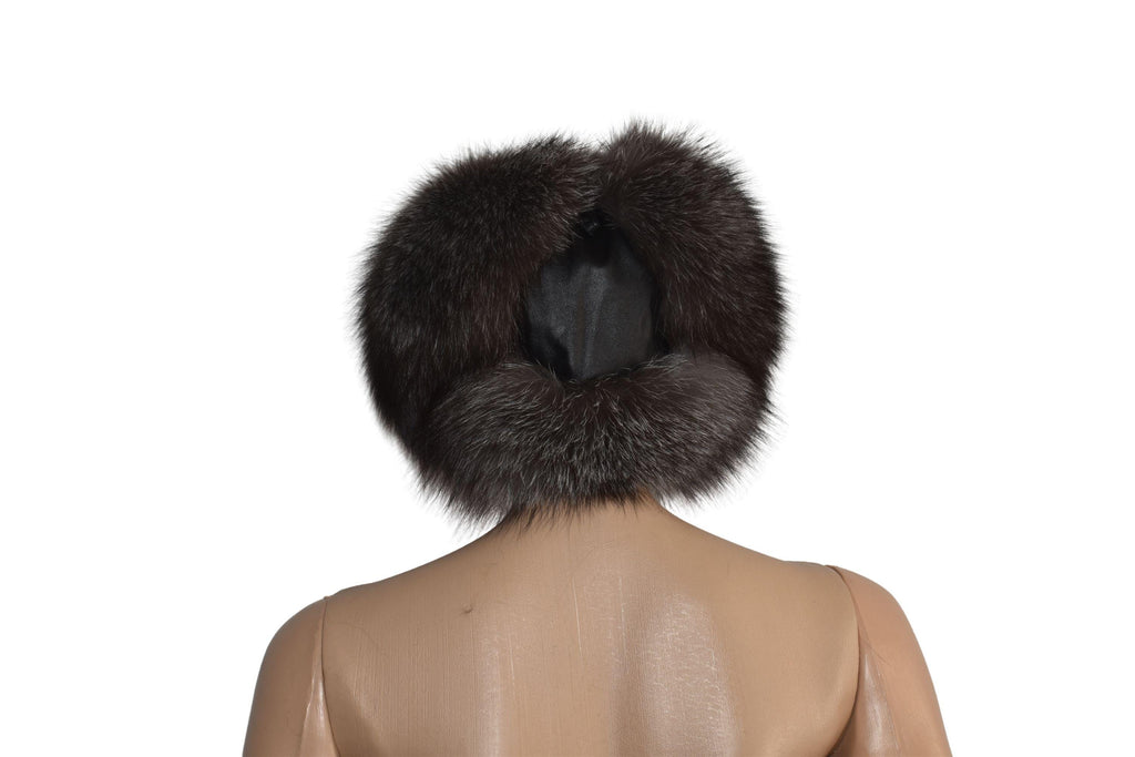 Silver Fox Fur Hat | Ushanka Russian Hat | Aviator Fur Hat | Fox Fur Trapper Hat  | Men Fur Hat | Natural Fox Fur Hat | Gift For Her