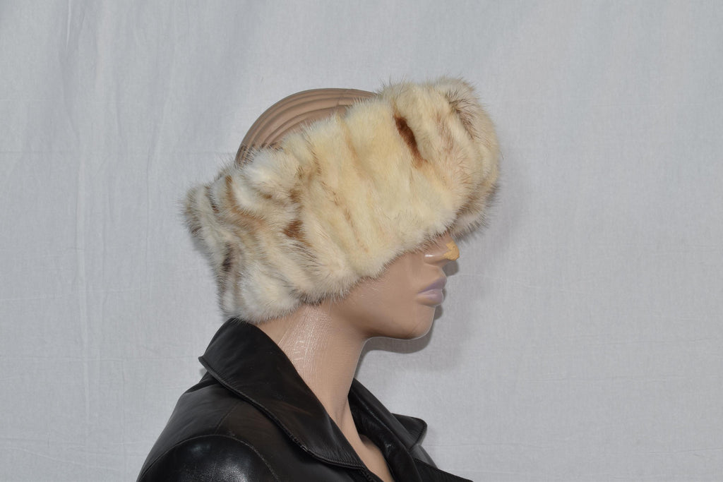 Mink Fur Turban Headband: Women's Winter Ear Warmer
