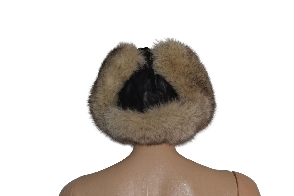 Fox Fur Hat | Ushanka Russian Hat | Aviator Fur Hat | Fox Fur Trapper Hat  | Men Fur Hat | Natural Fox Fur Hat | Gift For Her