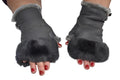 Shearling Fingerless Gloves: Handmade Sheepskin Leather Winter Gloves